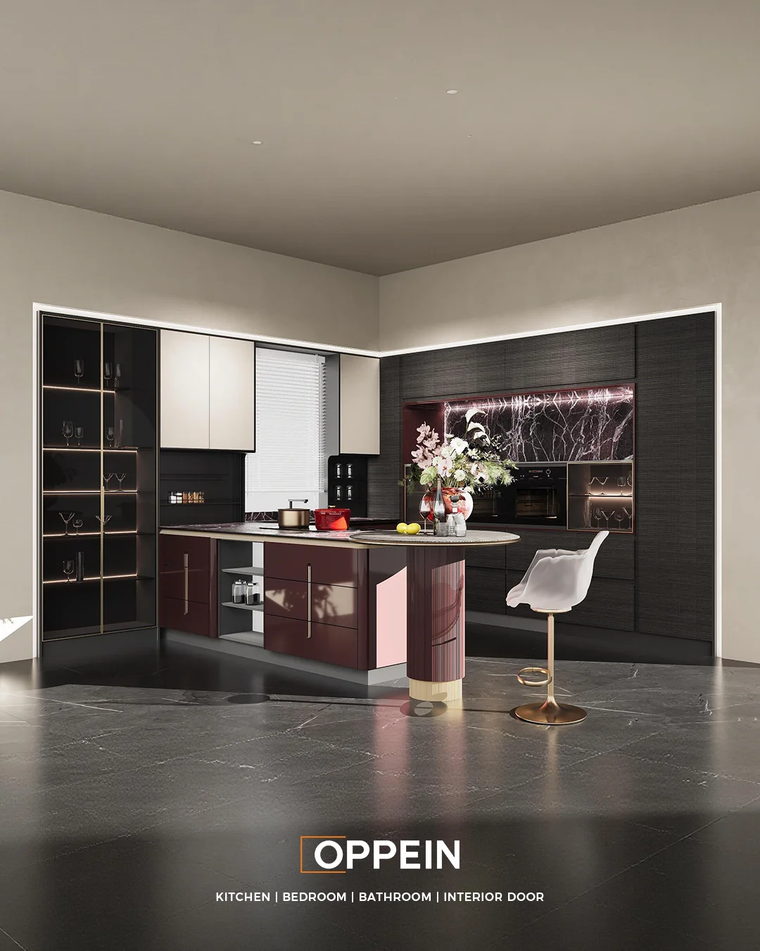Titan II kitchen cabinets Dubai OPPEIN 2026